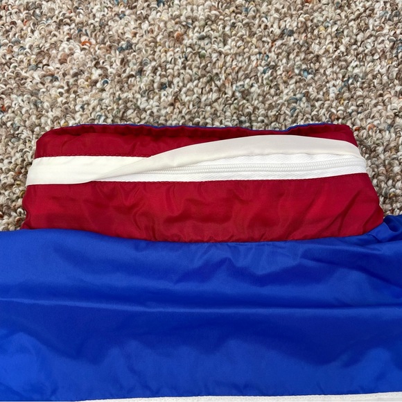 VTG 90s MacGregor Blue Red White Colorful Men’s Full Zip Windbreaker Jacket sz L - Picture 5 of 13